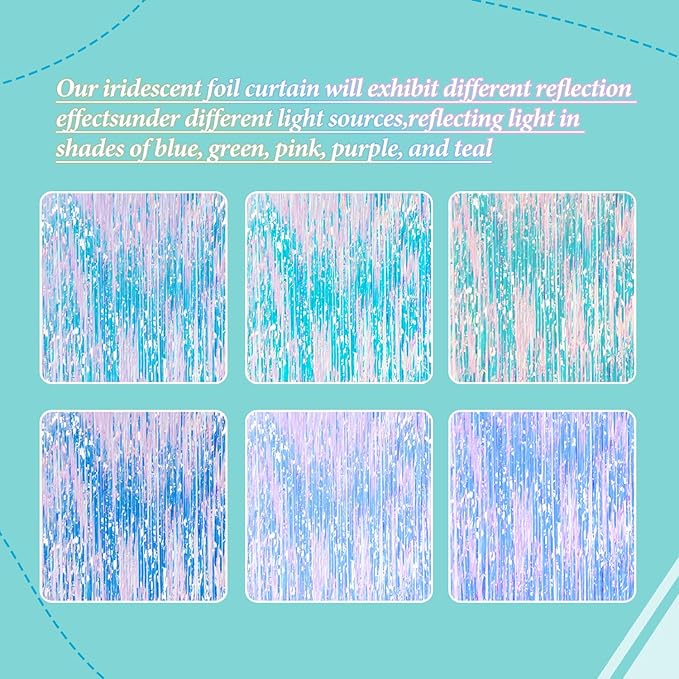 3 Pack Foil Fringe Backdrop - Image 4