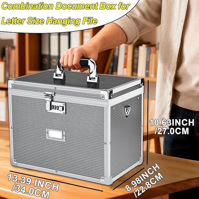 File Storage Cabinet File Organizer Document Organizer File Box in Office and - Image 6