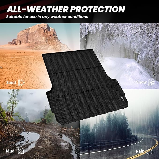LASFIT Truck Bed Mat Fit for Chevrolet Chevy Colorado/GMC Canyon 2023 2024 2025 - Image 5