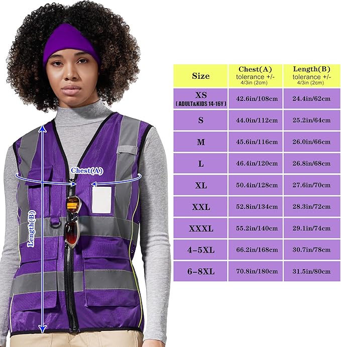 A-SAFETY High Visibility Reflective Safety Vest Customize Logo - Image 5
