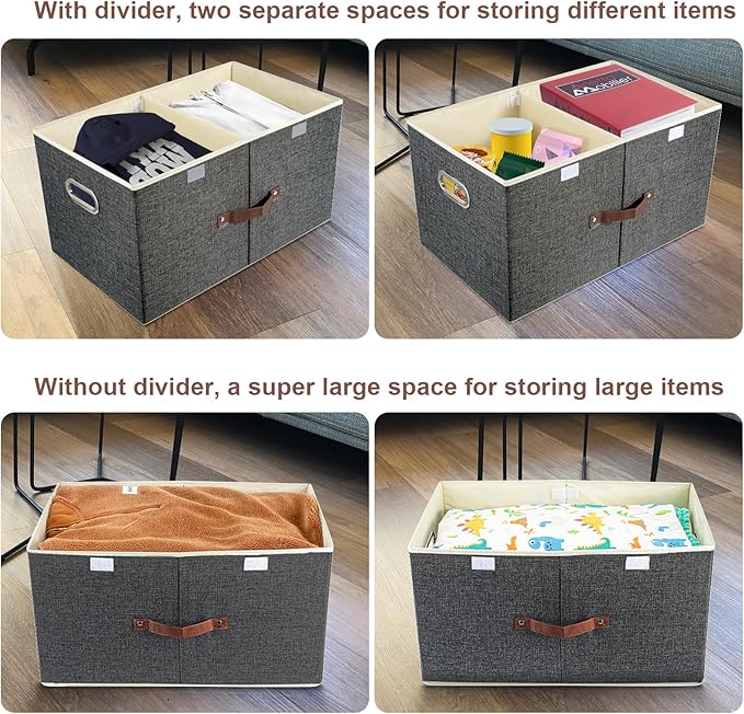 TYEERS Extra Large Collapsible Storage Bins - Image 3