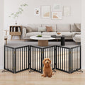 Extra Wide Dog Gate 110 inches Wide, Freestanding Pet Gate by MinoKesper