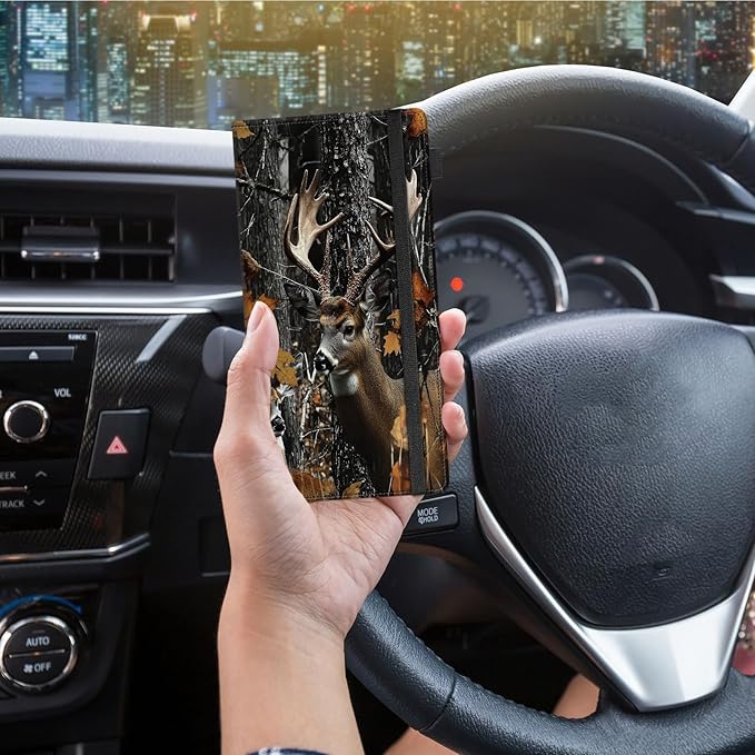 Car Registration and Insurance Holder, Leather Vehicle Glove Box Organizer - Image 3