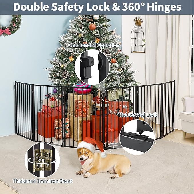 Metal Freestanding Dog Gates - Image 3