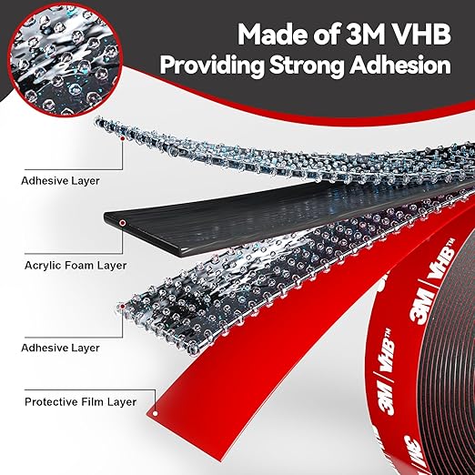 2 Rolls Car Double Sided Tape High Temperature Resistant Heavy Duty, Made of 3M - Image 8