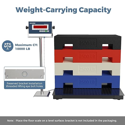48"x48" Industrial Floor Scale, Professional Platform Scale - Image 3