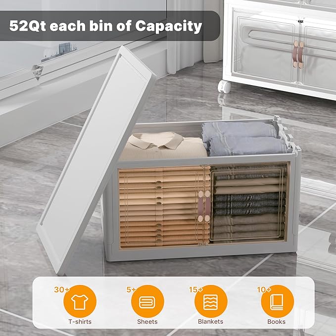330Qt Stackable Storage Bins - Image 7