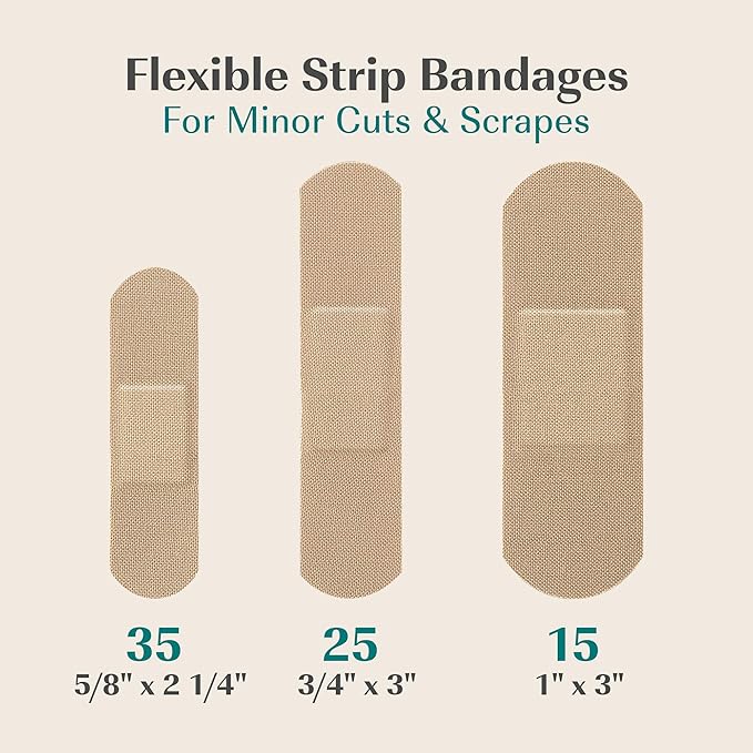 FEBU Eco-Friendly Bamboo Fabric Bandages | PFAS Free Flexible Fabric Bandages | - Image 6
