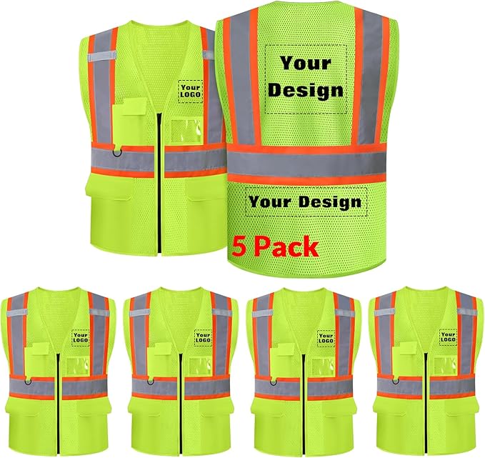 Safety Vest Customize Logo by evershare