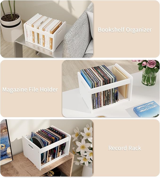 2 Pack Bamboo Hanging File Organizer, Office Desk File Organizer - Image 6