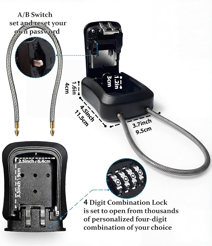 Iron Lock® Key Lock Box Portable - Image 2
