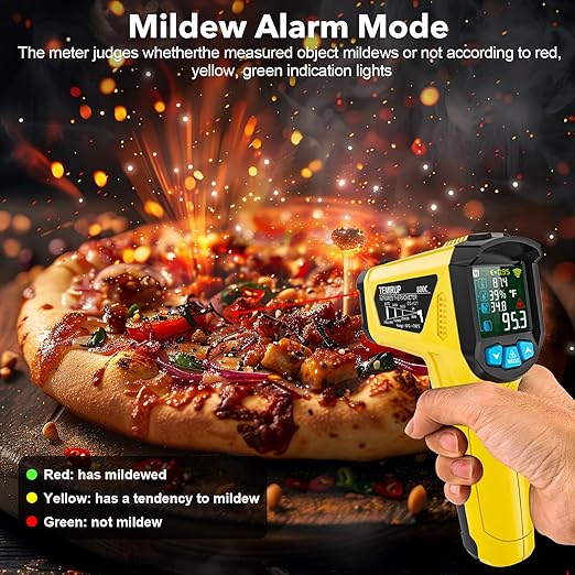 Infrared Thermometer Gun, TEMIRUP Non Contact Digital Laser Temperature Gun - Image 7