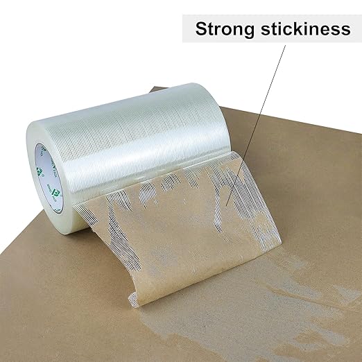 BOMEI PACK Wide Heavy Duty Fiberglass Filament Reinforced Packing Tape 8inch - Image 5