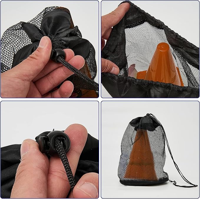 Cones Sports for Kids, Small Training Cones Set for Soccer Practice, 24 Pack 7 - Image 7