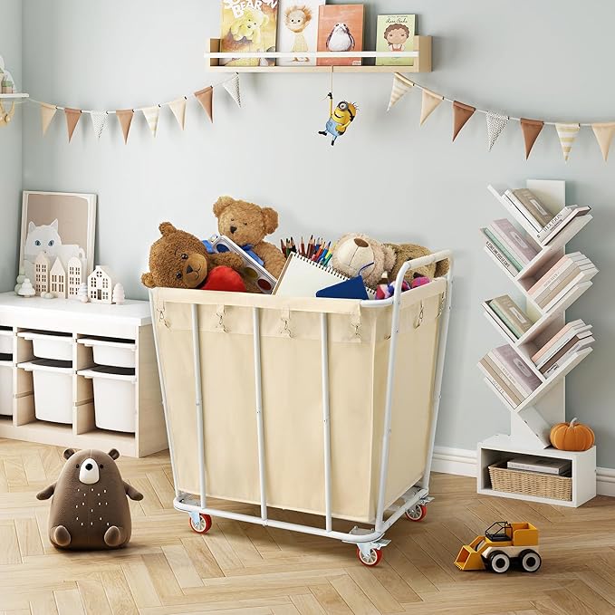 Hoctieon Large Laundry Cart - Image 7