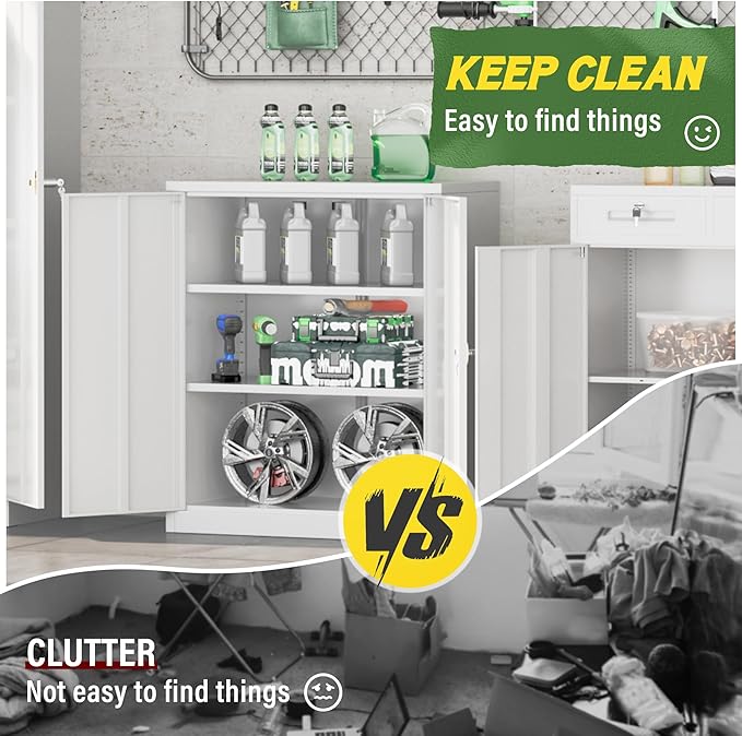 Greenvelly Metal Storage Cabinet - Image 7