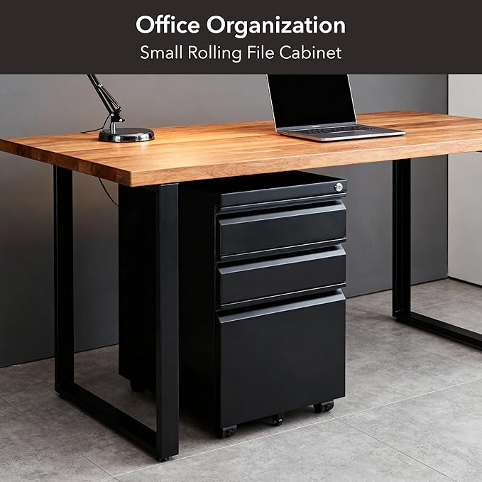 Mount-It! 3 Drawer File Cabinet - Image 7