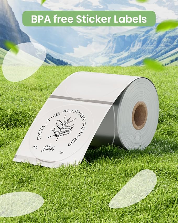 Phomemo Labels - Frosted Clear Round Label - Image 6
