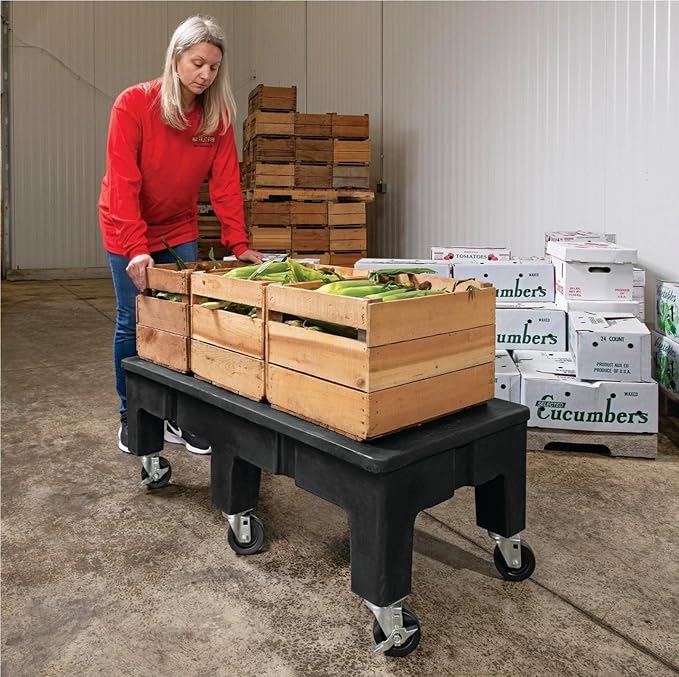 PolyMight Mobile Heavy-Duty Poly Dunnage Rack - Image 4