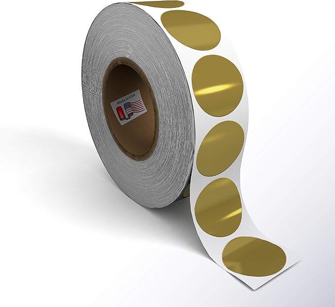 Kenco Color Coding Circle Dot Sticker Labels on a roll by KENCO
