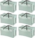VENO 6 Pack Moving Bags and Large Christmas Decoration Storage Bins by Veno