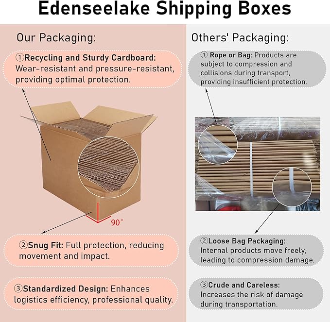 EdenseeLake 40 Pack 8x4x3 inches Shipping Boxes Small Cardboard Boxes - Image 5