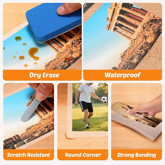 Thermal Laminating Pouches 9"x11.5" Inches, Holds 8.5 x 11 Inch Sheets - Image 4