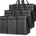 Bodaon 3-Pack Insulated Food Delivery Bag, XXXL Pizza Cooler Bags, Rideshare by Bodaon