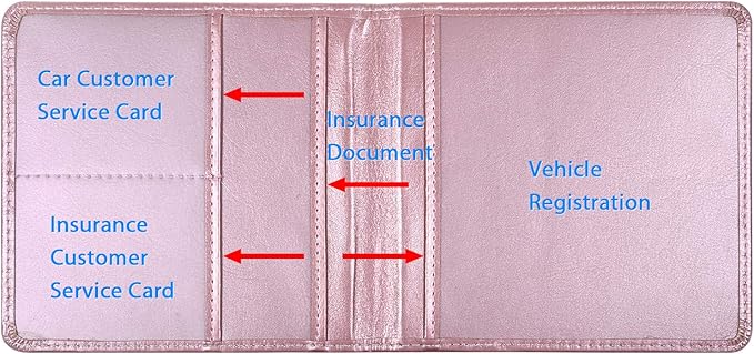 Wisdompro Small Car Registration and Insurance Documents Holder - Image 3