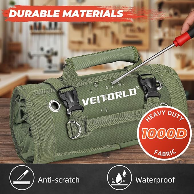 Roll Up Tool Bag, Gifts for Men Dad Husband Him Christmas, Mens Stocking - Image 4