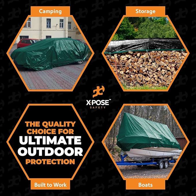 Heavy Duty Poly Tarp 40' x 40' - Image 7
