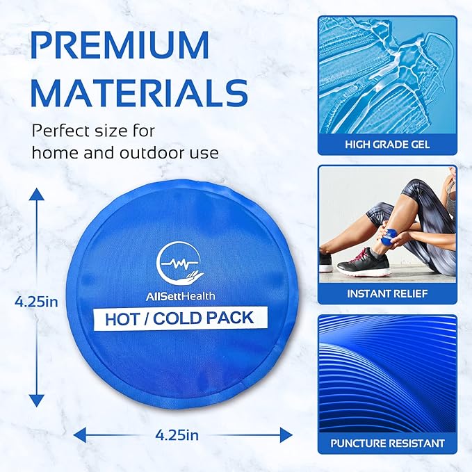 Reusable Round Hot and Cold Gel Ice Packs - Image 4