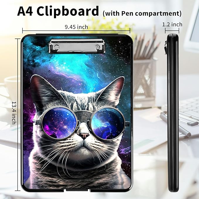 A4 Clipboards, Heavy Duty Waterproof Nursing Plastic Folder Clipboard - Image 2