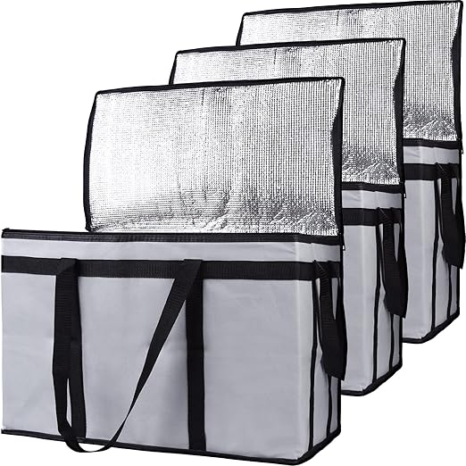 Bodaon 3-Pack Insulated Food Delivery Bag by Bodaon