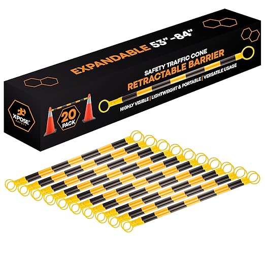Retractable Barrier for Safety Traffic Cones by XposeSafety