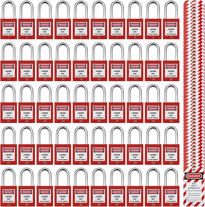 Lockout Tagout Locks, Safety Padlock, Loto Locks Keyed Differently Lock Out Tag by JOJOMARK