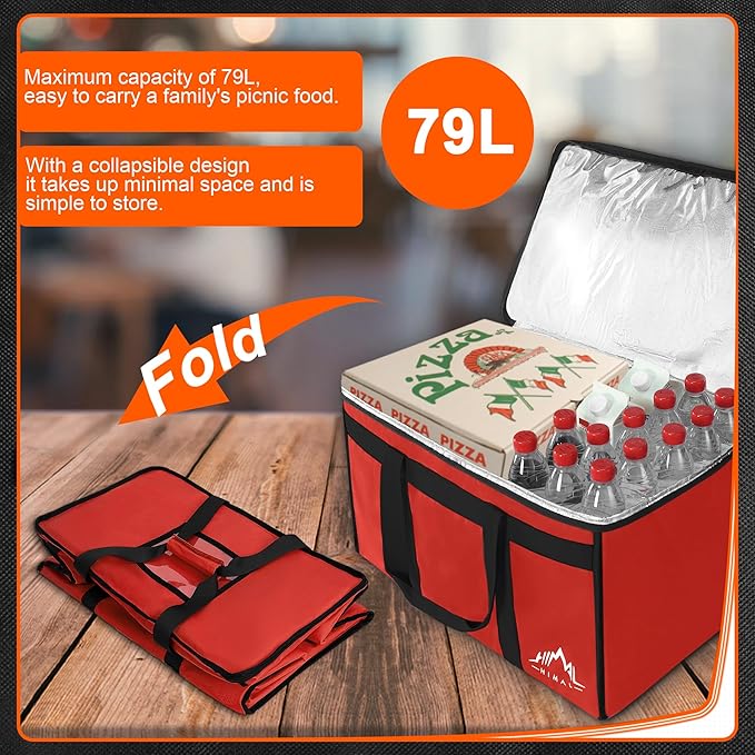 Himal Outdoors Insulated Food Delivery Bag XXXL-23Wx15Hx14D inches Premium - Image 3