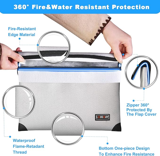 Waterproof Fireproof Document Bag - Image 5