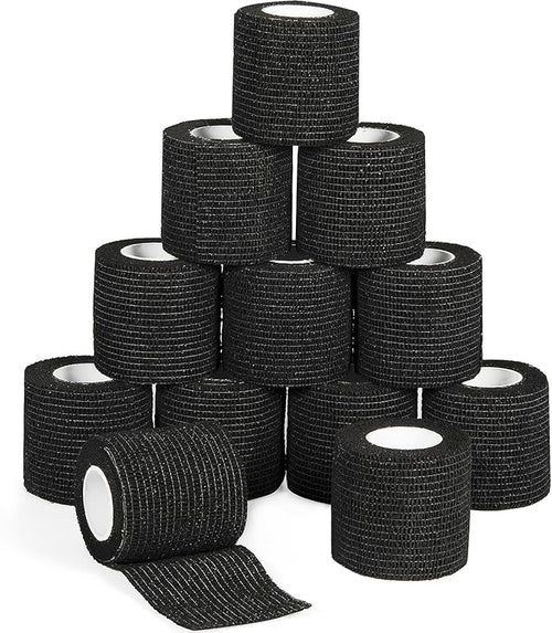 12 Pack Self Adhesive Bandage Wrap 2 Inches x 5 Yards Elastic Bandage Wrap Self by Sagafly