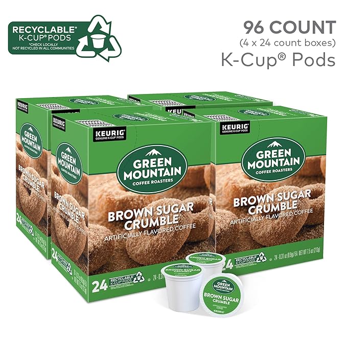 Green Mountain Coffee Roasters Brown Sugar Crumble Coffee, Keurig Single Serve - Image 2