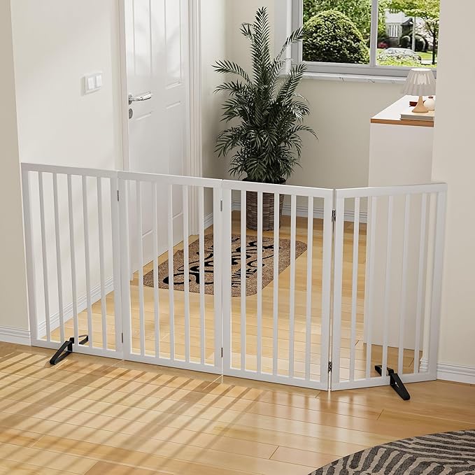 Dog Gate 32" Tall Freestanding Dog Gate - Image 2