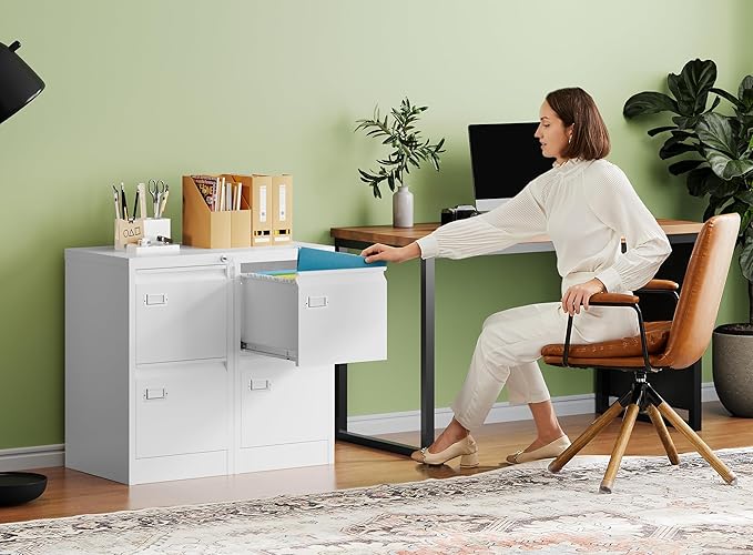 Letaya 2 Drawer File Cabinet - Image 2
