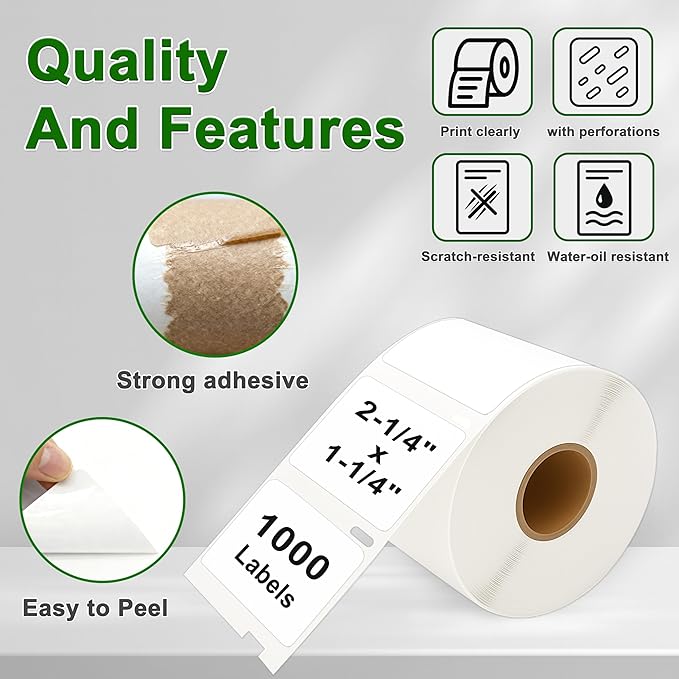 Multi-Purpose White Thermal Labels - Image 5