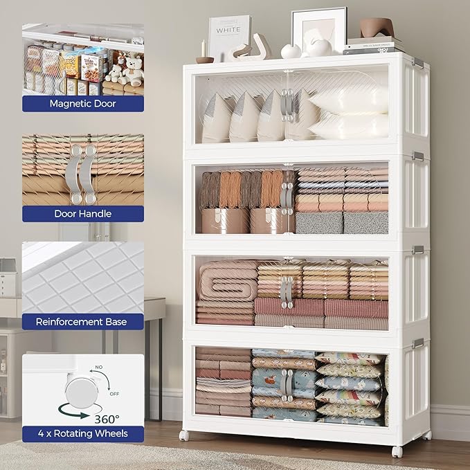 720QT Extra Large Stackable Storage Bins - Image 6