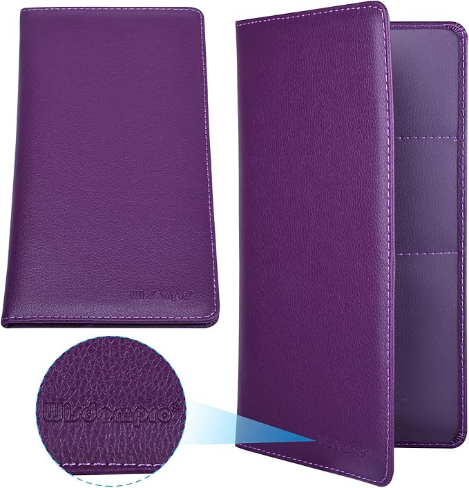 Wisdompro Car Document Holder Organiser, PU Leather Vehicle Insurance and - Image 4