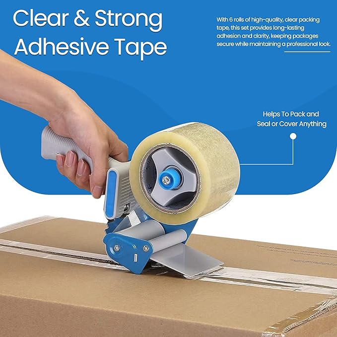Heavy Duty Packing Tape with Dispenser - Image 3