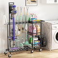 Housolution Cleaning Utility Cart on Wheels, Vacuum Stand Compatible by Housolution