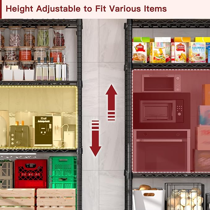PrimeZone 6 Tier Wire Shelving - Image 6