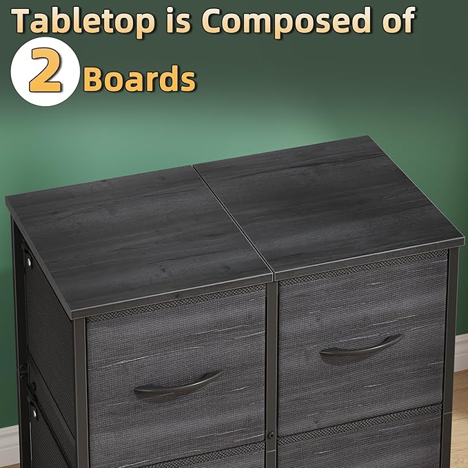 4 Drawer Lateral File Cabinet, Mobile Filing Cabinet - Image 8