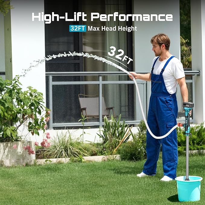 SEESII Cordless Stick Water Transfer Pump, - Image 8